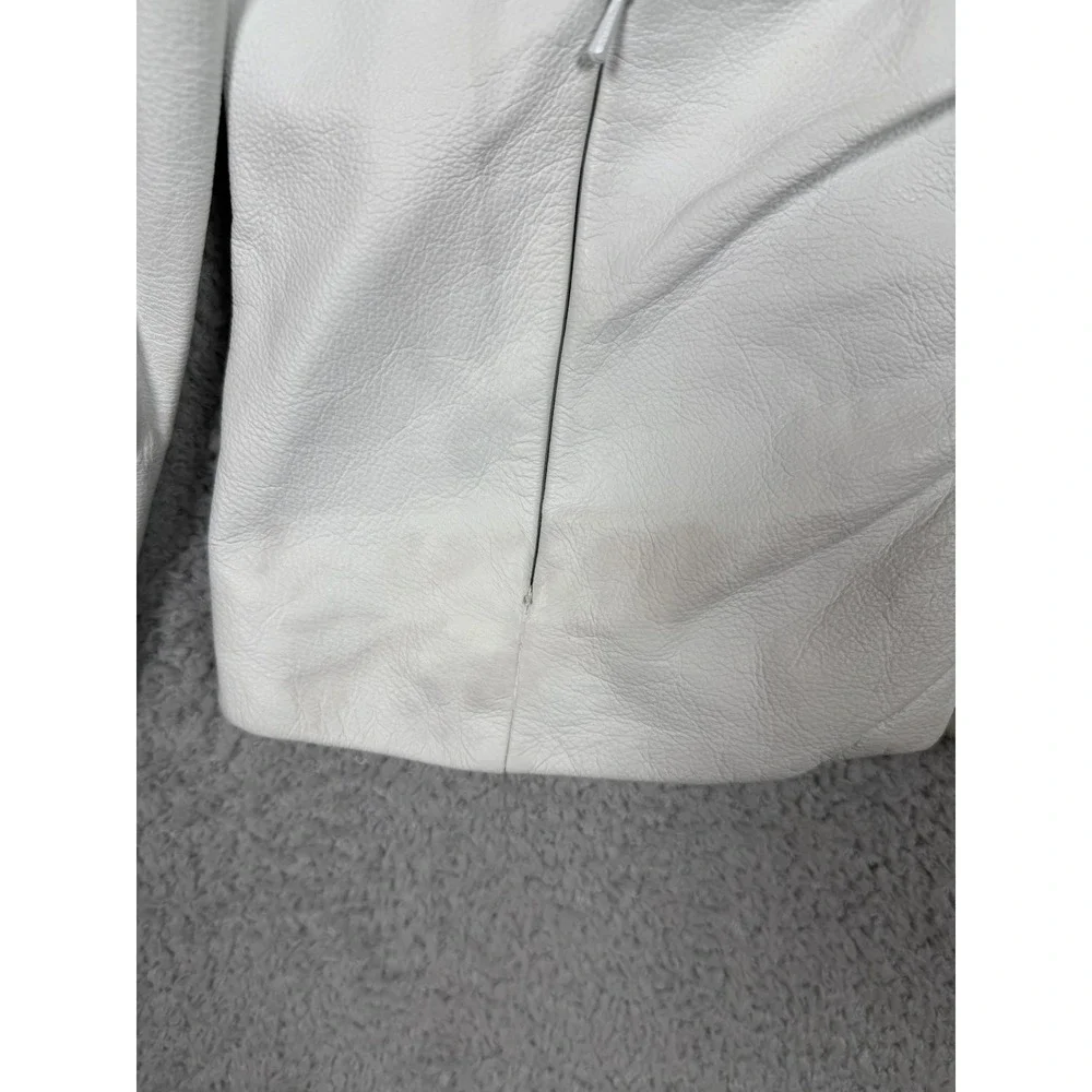 Vintage Y2K Wilsons Leather Maxima Cafe Racer Motorcycle Jacket Womens Size S - Picture 6 of 9
